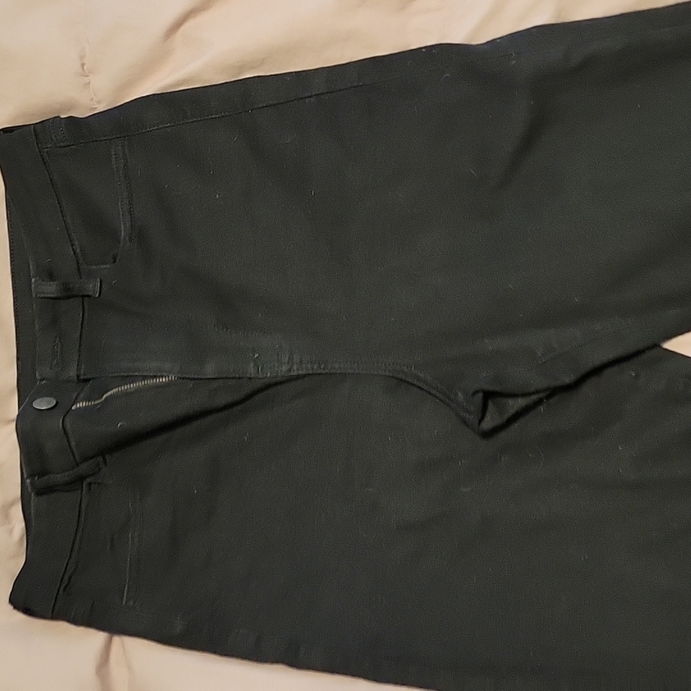 Black super high waisted skinny jeans